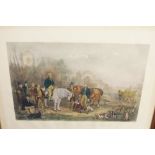 Francis Grant, after, Simmons, by, The Shooting Party - Ranton Abbey, coloured lithograph,