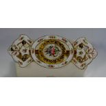 An unusual continental white enamel and gilt belt buckle/hair accessory,