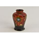 A Moorcroft Anemone flambe baluster vase,