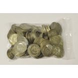 Numismatics - a kilo of post 1920 and pre 1948 coinage including florins,