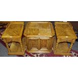 A pair of Drexel Chartwell side tables,