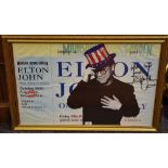 *** Please note the signature is a facsimile *** Elton John Madison Square Garden One Night Only