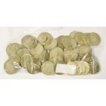 Numismatics - a kilo of post 1920 and pre 1948 half crowns and shillings