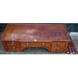 A mahogany writing desk, c.