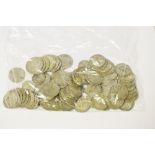 Numismatics - a kilo of post 1920 and pre 1948 coinage including shillings, half crowns, florins,