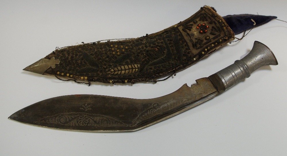 An early 20th century Kukri knife