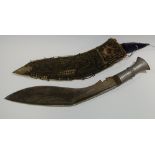 An early 20th century Kukri knife