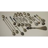 Silver - Elizabeth II apostle spoons; decorative spoons; continental silver spoons;