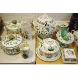 Ceramics - a pair of Portmerion Botanic Gardens pattern cooking pots, vases, soup tureen and ladle ,