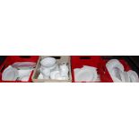 White Tea & Dinnerware - including dinner plates, side plates,desert plates, serving dishes,