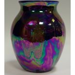 A Poole lustre glazed ovoid vase, Valerie Pullen design, C.