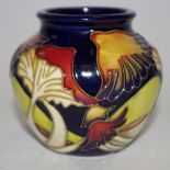 A contemporary Moorcroft Toadstool pattern ovoid vase, 7.