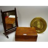 Boxes & Objects - an early 19th century mahogany dressing mirror;