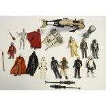 Star Wars - Kenner 1977 action figures including Obi Wan Kenobi,