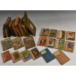 Miniature Books - French, German and Danish titles, 19th century-early 20th century,