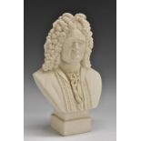 A late 19th century Robinson & Leadbeater Parian portrait bust,