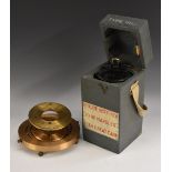 A World War Two British military Type 06A compass, of typical hand-held for bearing form, No.