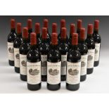 Eighteen bottles, Chateau de Brussac 2000 Bordeaux, 12%, 75cl, labels good, levels at neck,