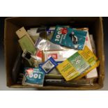 Stamp Accessories - box of mounts, hagners, glassies, hinges, guillotine, etc, many 100's,