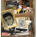 Elvis Presley - memorabilia including ephemera, books, magazines, posters,