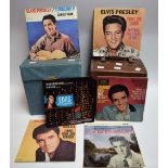 Vinyl Records - 7” singles including Elvis Presley - American Trilogy, Love me Tender (7EG8199),