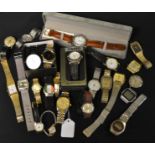 A quantity of vintage and other wristwatches, including Ingersoll, Timex, Avia, Casio, Sekonda,