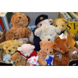 Teddy Bears, various, including Past Times Marmaduke bear and Victorian Christmas bear 2009,
