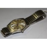 A vintage Omega Geneve day/date wristwatch