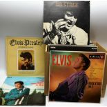 Vinyl Records - Elvis Presley 12" LP's including Rocker, Good Times, Pictures of Elvis,