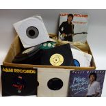 Vinyl Records - 7” singles including Jackie Wilson; Marty Wilde; Helen Shapiro; The Trammps;