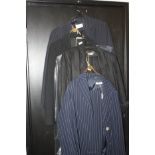 Textiles - ladies formal trouser suits, single breasted, linen, wool, pinstripe, etc,