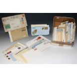 Stamps - worldwide postal stationery, Registered, Air Mail, FDC's,