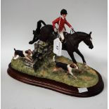 A Border Fine Arts figure group, A Day with the Hounds, BO789, by Anne Wall,