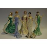 Royal Doulton - Pretty Ladies series figures including 'Lauren',