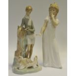 A Lladro figural group,