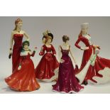 Royal Doulton Pretty Ladies series including Patricia, Christmas Day 2007,