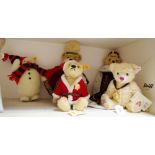 Teddy Bears - Steiff bears to include Diamond Jubilee, Christmas, Coronation,