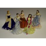 Royal Doulton Pretty Ladies series including Erin, Loving Thoughts, Olivia,