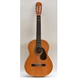 A 1970's BM Sevilla Classical Spanish Guitar, spruce/cedar soundboard, mahogany sides and back.
