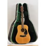 A Fender F-5-12, 12 string acoustic guitar, serial no. FY24055, complete with case.