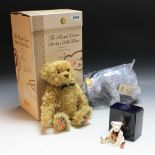 Steiff - a limited edition 'The Royal Crown Derby Bear', white ear tag, No 01626/2000, No 661464,