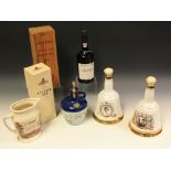 Alcohol - a Late Bottle Vintage Frerreira Port, 1980, boxed; two bottles Bells Whisky,