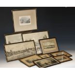 Local Interest - a collection of 18th century and 19th century prints of Derby,