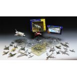 Die-Cast Vehicles - Aeroplanes - Dinky Toys - 735 Gloster Javelin (2); a 734 Supermarine swift (3),