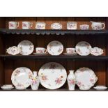 A Royal Crown Derby Pinxton Poses pattern sandwich plate; others, Royal Crown Derby Posies pattern,