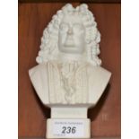 A late 19th century Robinson & Leadbeater Parian portrait bust,