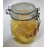 Natural History - a wet jar specimen, of a cow's heart, preserved in formaldehyde, 14.