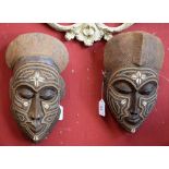 Tribal Art - an African beaded mask,