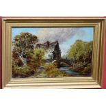 Norwich School (19th century) Crooked Cottage unsigned, oil on board, 9cm x 14.