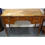 A mahogany writing desk, c.